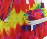 Fila Altra Mini Backpack Tie Dye 12" H x 10" W x 4" D Womens Backpacks, Color: Multi/Pink Glow