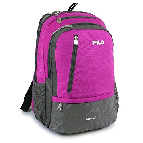 Fila Duel Tablet and Laptop Backpack, Pink | Backpacks4Less
