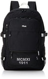 FILA(フィラ) Fira Pregio Rucksack, 2-Layer Backpack, 1.5 gal (35 L), Black, One Size