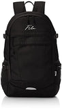 Fila FM2321 Cursive Embroidered Large Capacity Large Backpack - black | Backpacks4Less