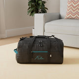 FILA(フィラ) Men's Boston Bag, Black Turquoise