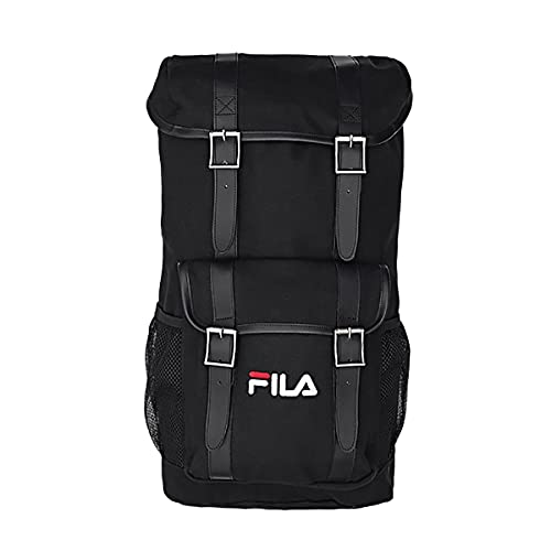 Fila Rucksack Backpack Black/White/Chinese Red 1SZ | Backpacks4Less