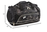Fila Sprinter 19" Sport Duffel Bag, Small Black Camo