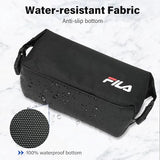Fila Travel Toiletry Bag for Men & Women, Portable Cosmetic Organizer with Zipper, Lightweight Polyester Dopp Kit for Vacation, Gym, Business Trip