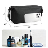 Fila Travel Toiletry Bag for Men & Women, Portable Cosmetic Organizer with Zipper, Lightweight Polyester Dopp Kit for Vacation, Gym, Business Trip