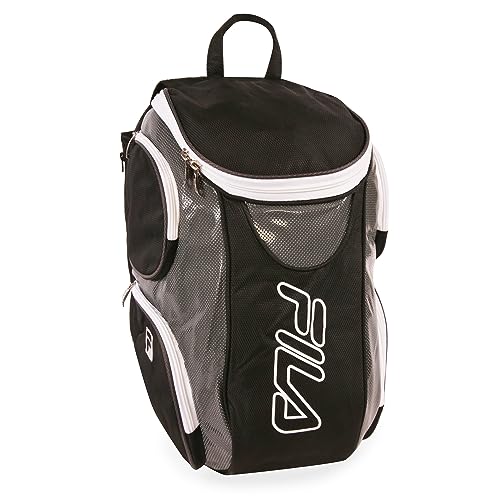 Fila Ultimate Tennis with Shoe Pocket, Grey Black | Backpacks4Less