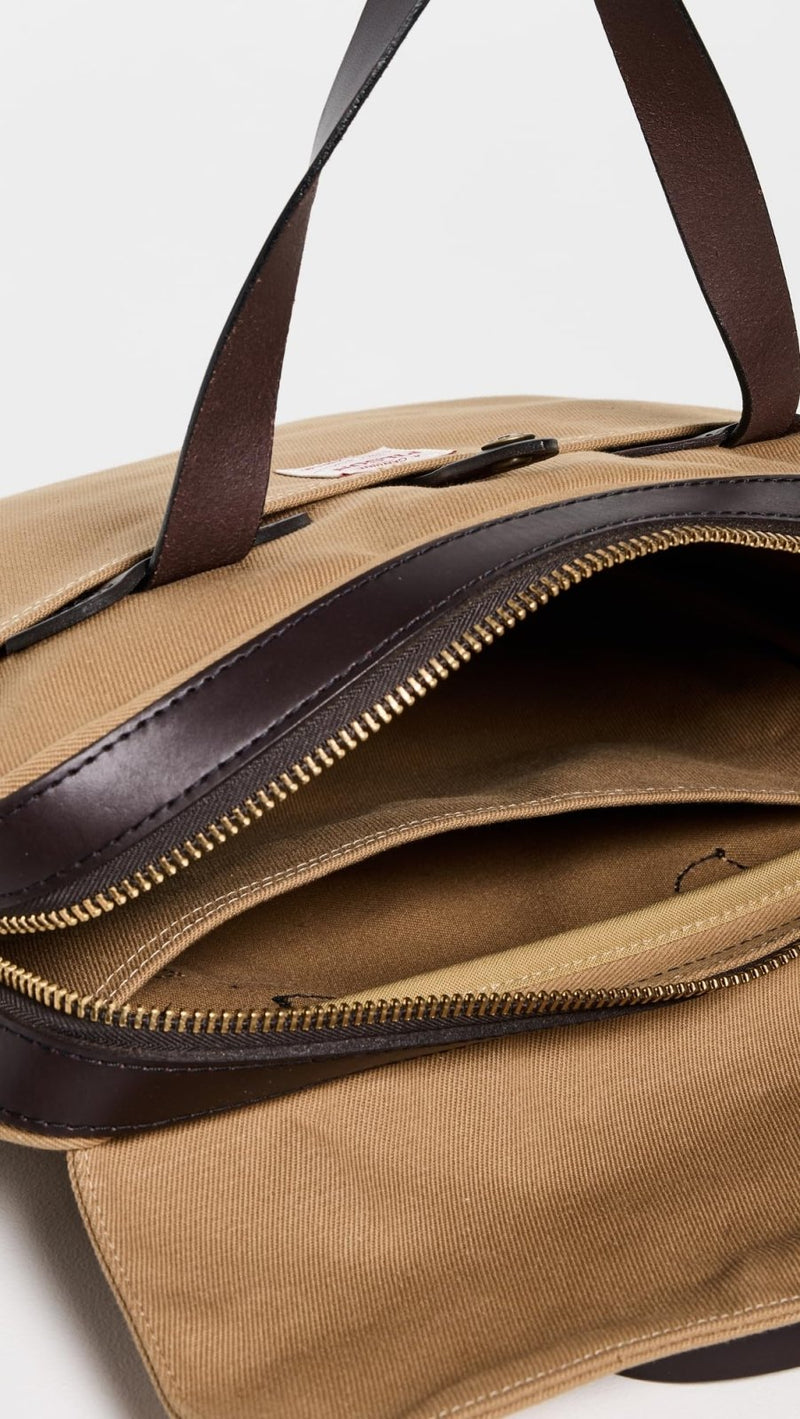 Filson Men's Rugged Twill Original Briefcase, Tan, One Size