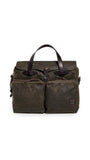 Filson Men's Tin Cloth 24 Hour Briefcase, Otter Green, One Size