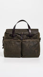 Filson Men's Tin Cloth 24 Hour Briefcase, Otter Green, One Size