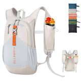 FIORETTO 10L Hiking Backpack for Women Men Mini Packable Backpack Lightweight Small Daypack for Camping Travel Outdoor, Beige