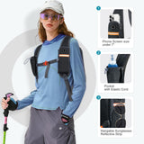 FIORETTO 10L Hiking Backpack for Women Men Mini Packable Backpack Lightweight Small Daypack for Camping Travel Outdoor, Black