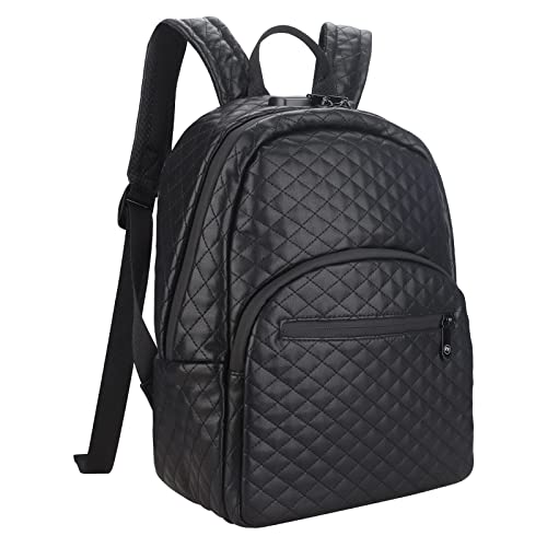 FIREDOG Smell Proof Backpacks with Lock, Smell Proof Bookbag Bag for Men Women Travel (Black) | Backpacks4Less