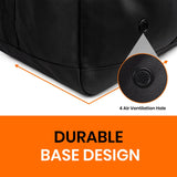 Fitdom 132L 36" Heavy Duty Extra Large Sports Gym Equipment Travel Duffel Bag W/Adjustable Shoulder & Compression Straps. Perfect for Soccer Baseball Basketball Hockey Football Team Coaches & More