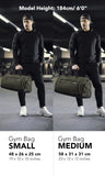 Fitgriff® Gym Bag for Men & Women with Shoe & Wet Compartment - Duffle Bag for Travel, Sports, Fitness & Workout (Army Green, 19 x 10 x 10″ (Small))