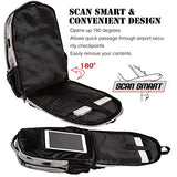 Five Star Travel Laptop Backpack, Anti Theft Laptop Bag with USB Charging Cable & Headphone Interface, Business Backpack for Men Women,College Computer Bag