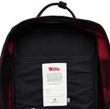 Fjällräven 15" Kånken Re-Wool Laptop Red/Black One Size