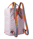 Fjällräven Kånken Rainbow Backpack for Men, and Women - Durable Fabric with Adjustable Shoulder Straps, and Lightweight Backpack Pastel Lavender/Rainbow One Size One Size