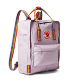 Fjällräven Kånken Rainbow Backpack for Men, and Women - Durable Fabric with Adjustable Shoulder Straps, and Lightweight Backpack Pastel Lavender/Rainbow One Size One Size