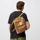 Fjällräven Kanken Koncept Backpack - Structured Design, Water-Resistant, Durable Fabric - School, Travel, Khaki Dust-Kantarell, One Size