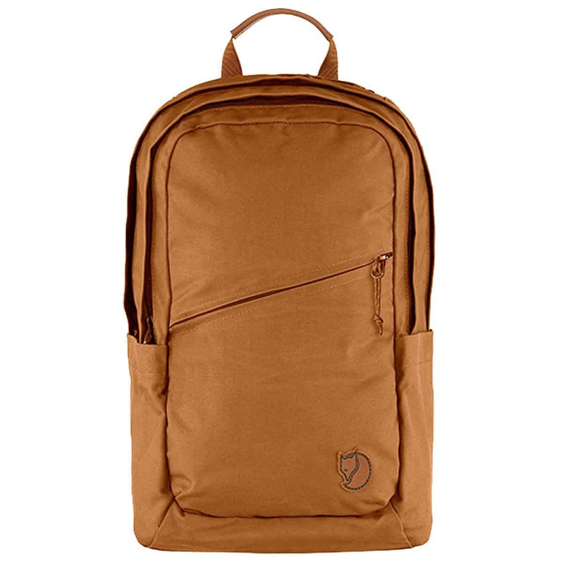 Fjällräven Räven 20 Backpack - Multi - Pocket Organization, Padded Support, Durable Fabric - Commuting, Travel, Khaki Dust, One Size
