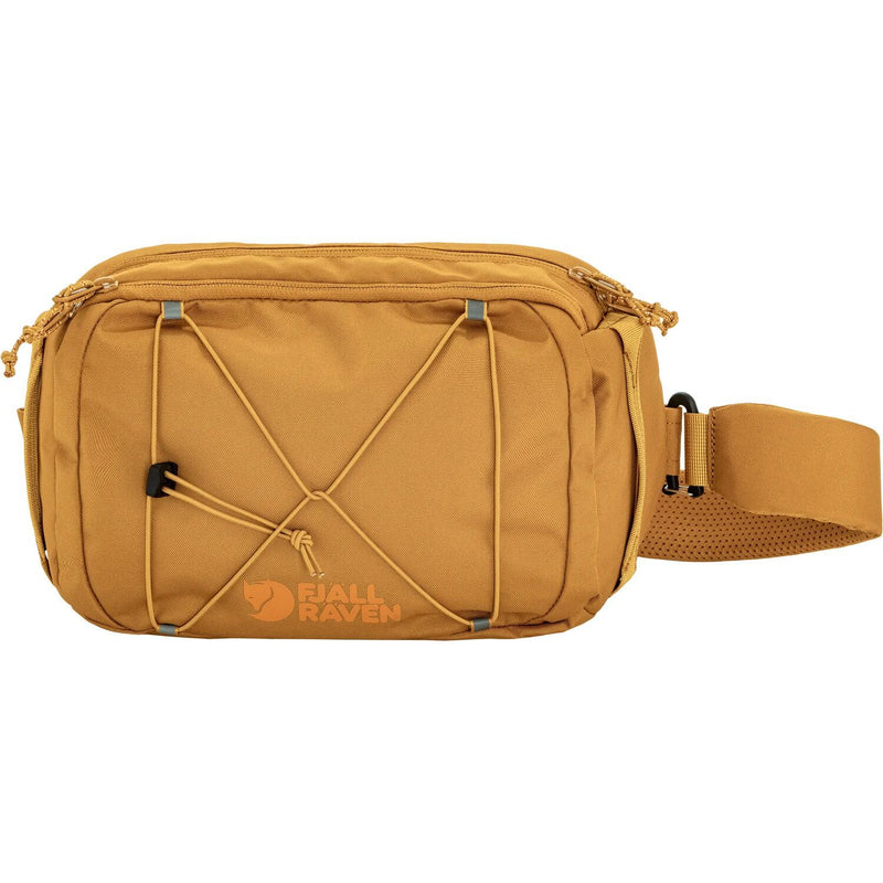 Fjällräven Skule Sling 6 - Durable Fabric, Compact Storage, Adjustable Carry - Travel, Red Gold, One Size