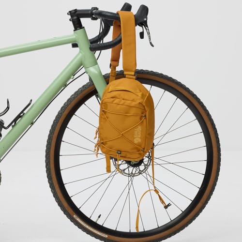 Fjällräven Skule Sling 6 - Durable Fabric, Compact Storage, Adjustable Carry - Travel, Red Gold, One Size