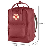 Fjallraven Kanken Laptop 15" Backpack, Ox Red
