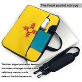 Flag of New Mexico Printed Laptop Crossbody Bag Crossbody Briefcase Easy To Use When Traveling For Business 15.6 inch