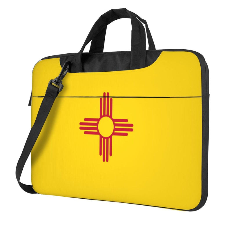 Flag of New Mexico Printed Laptop Crossbody Bag Crossbody Briefcase Easy To Use When Traveling For Business 15.6 inch
