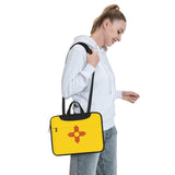 Flag of New Mexico Printed Laptop Crossbody Bag Crossbody Briefcase Easy To Use When Traveling For Business 15.6 inch