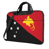 Flag of Papua New Guinea Printed Laptop Crossbody Bag Crossbody Briefcase Easy To Use When Traveling For Business 14 inch