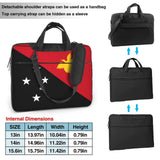 Flag of Papua New Guinea Printed Laptop Crossbody Bag Crossbody Briefcase Easy To Use When Traveling For Business 14 inch