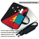 Flag of Papua New Guinea Printed Laptop Crossbody Bag Crossbody Briefcase Easy To Use When Traveling For Business 14 inch
