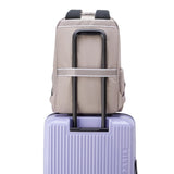 florence by mills Carefree Carry Laptop Travel Backpack, Chestnut
