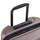 florence by mills Catch Flights Hardside Expandable Luggage with Spinner Wheels, Chestnut, Carry - On 20 Inch