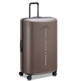 florence by mills Catch Flights Hardside Expandable Luggage with Spinner Wheels, Chestnut, Checked - Large 29 Inch