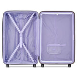 florence by mills Catch Flights Hardside Expandable Luggage with Spinner Wheels, Chestnut, Checked - Large 29 Inch
