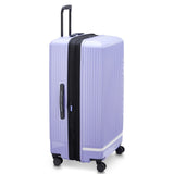 florence by mills Spin Me Away Hardside Expandable Luggage with Spinner Wheels, Lavender, Checked - Large 29 Inch