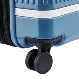 florence by mills Spin Me Away Hardside Expandable Luggage with Spinner Wheels, Zinc Blue, Carry - On 20 Inch