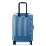 florence by mills Spin Me Away Hardside Expandable Luggage with Spinner Wheels, Zinc Blue, Carry - On 20 Inch