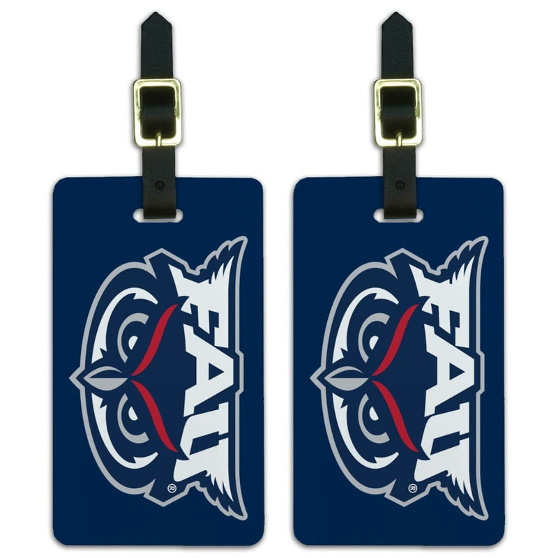 Florida Atlantic University Primary Luggage ID Tags Carry - On Cards - Set of 2