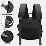 FLWVOG 9L Mini Backpack for Men and Women, Small Backpack for Gym Hiking Travel Sports Running (Black)