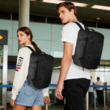 Fmeida Flight Approved Carry On Backpack for Ryanair Fits 14" Laptop - 20L Underseat Airplane Approved Weekender Bag, Anti - Theft Travel Backpack, Personal Item Bag Black