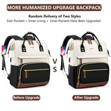 Focdod Backpack for Women Work Bags: 15.6 inch Laptop Backpack Purse Backpacks with USB Charger College Bookbag Casual Business Computer Backpack for Travel Nurse Teacher