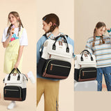 Focdod Backpack for Women Work Bags: 15.6 inch Laptop Backpack Purse Backpacks with USB Charger College Bookbag Casual Business Computer Backpack for Travel Nurse Teacher