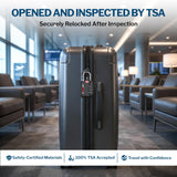 Forge TSA Approved Luggage Locks - Black 2 PK