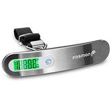 Fosmon Digital Luggage Scale, 110lbs Suitcase Baggage Scale, 1 Pack Silver