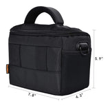 FOSOTO Waterproof Anti - shock Camera Case Bag Compatible for Canon Powershot SX540 SX530 SX60 SX420 HS M5,Nikon Coolpix L340 B500 B700 L330 L840 P610,Panasonic LUMIX,Sony a6000 Digital Camera
