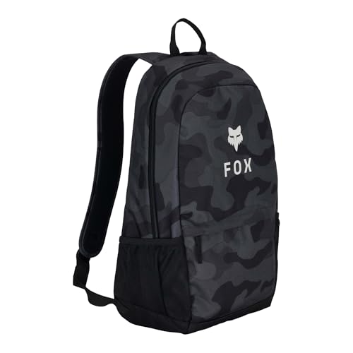 Fox Racing 180 Backpack, Lightweight Everyday School & Travel Bag with 15" Laptop Sleeve, Water Bottle Pocket & Padded Straps, Black | Backpacks4Less