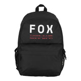 Fox Racing Clean Up Backpack, Slim Everyday School & Street Bag with Laptop Sleeve, Water Bottle Pocket & Adjustable Straps, Black